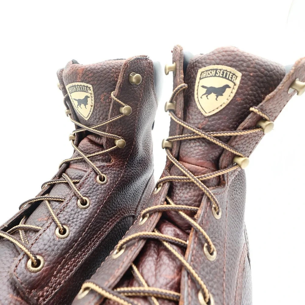 Irish Setter Boots Mens 9.5 D Farmington Leather Work 83803 Soft Toe NIB